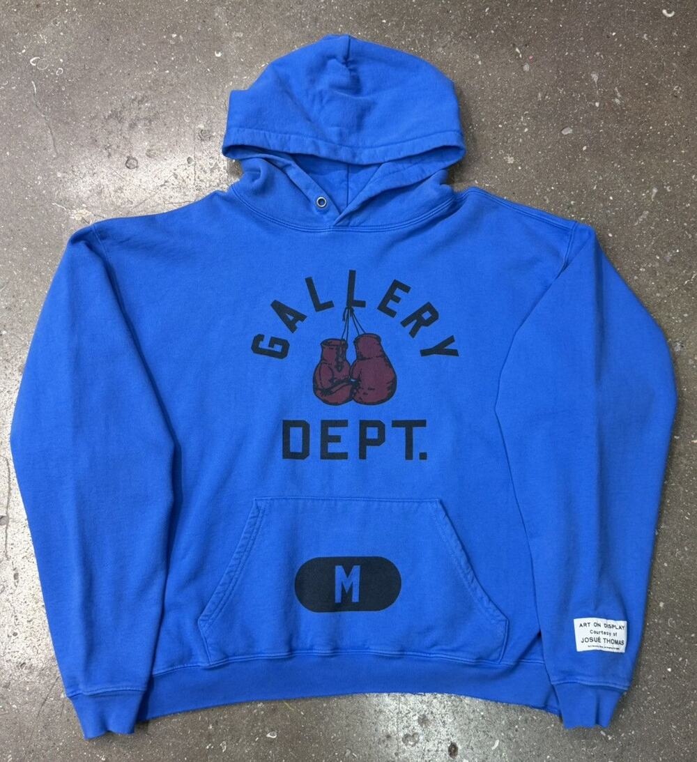 Gallery Dept. Navy Boxing Pullover Hoodie